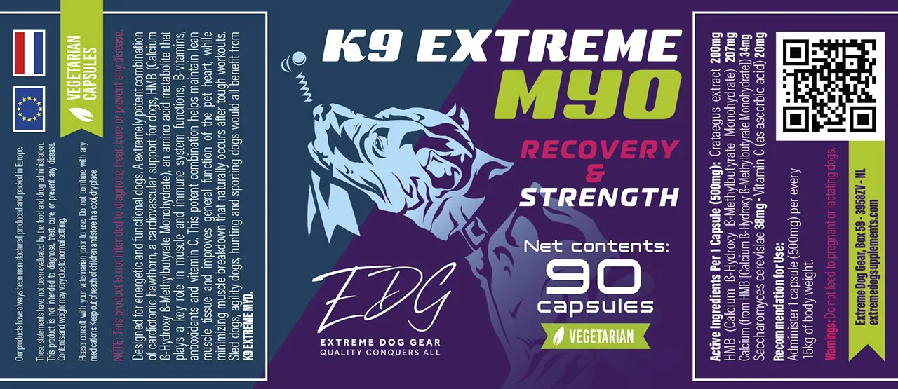 K9 Extreme Myo - Active ingredients
